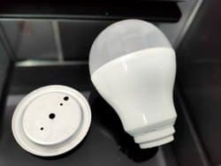 PBT Glass Filled — LED bulb housing